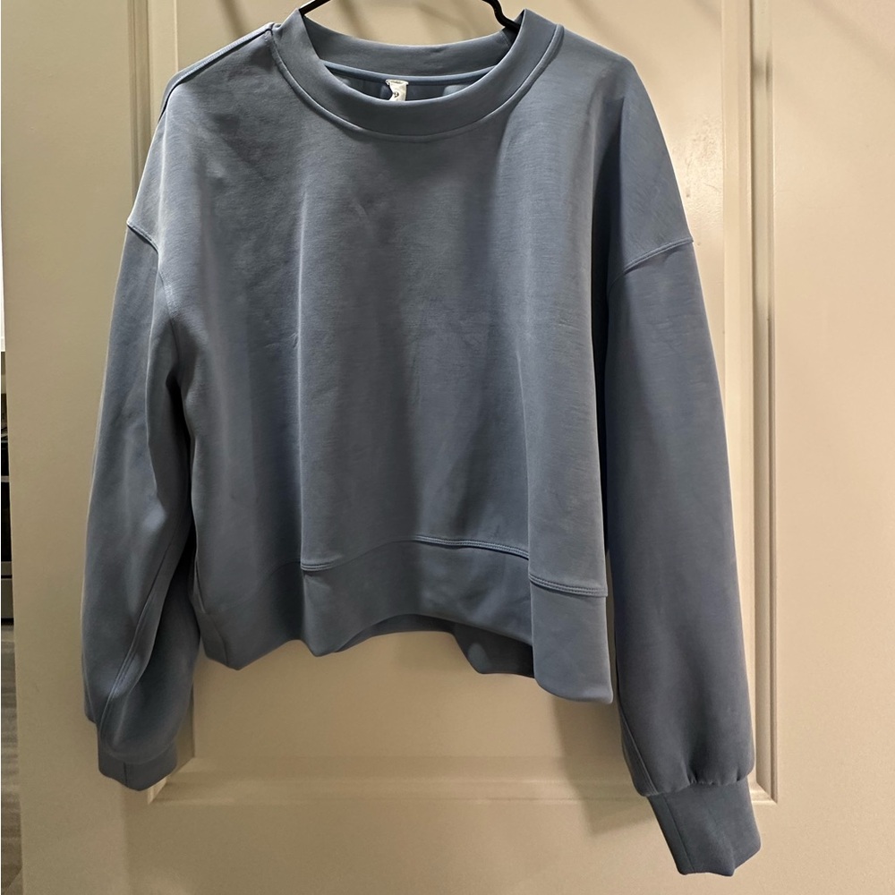 Lululemon Women's Blue oversized  Sweatshirt